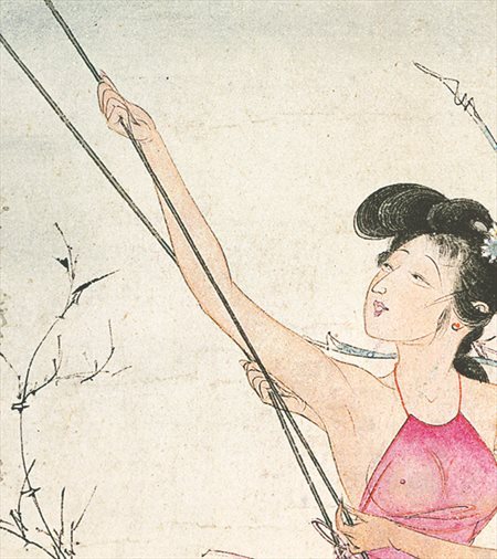 民权-胡也佛的仕女画和最知名的金瓶梅秘戏图